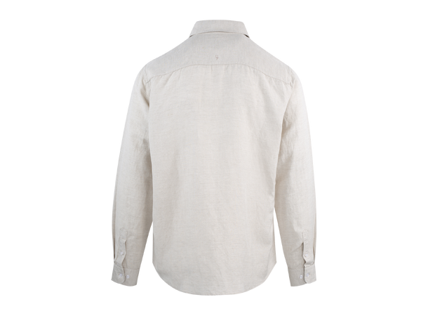 Yoselito shirt Sand mleange XL Linen wide spread shirt 