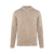 Basse Sweater Oatmeal L Lambswool with patch 