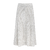 Zadie Skirt Grey Melange L Alpaca rib knit skirt 