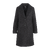 Safra Coat Black S Boiled Wool Coat 