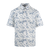 Savio Shirt Dusty blue M Leaf pattern SS shirt 