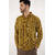 Cedrik Shirt Yellow M Striped boxy shirt 