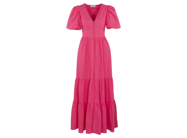 Adelina Dress Fandango Pink XS Maxi dress broderie anglaise