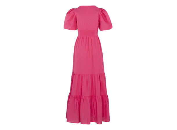 Adelina Dress Fandango Pink XS Maxi dress broderie anglaise 