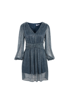 Attina Dress Glitter plissé dress