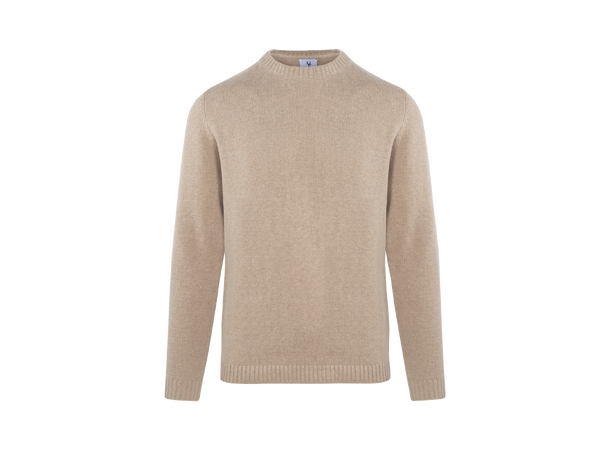 Basse Sweater Oatmeal L Lambswool with patch 