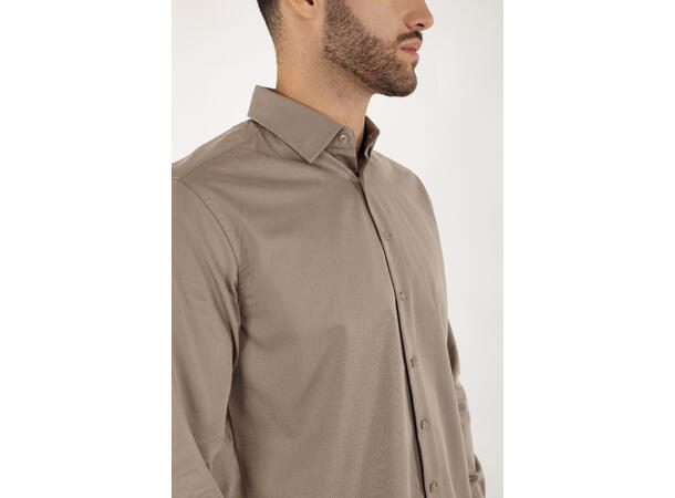Buffon Shirt Dark Sand XL Viscose stretch shirt