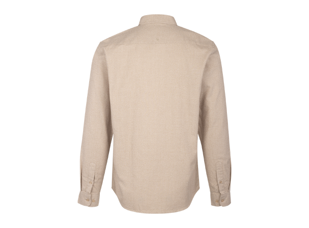 Canton Shirt Sand S Marbled basic shirt 