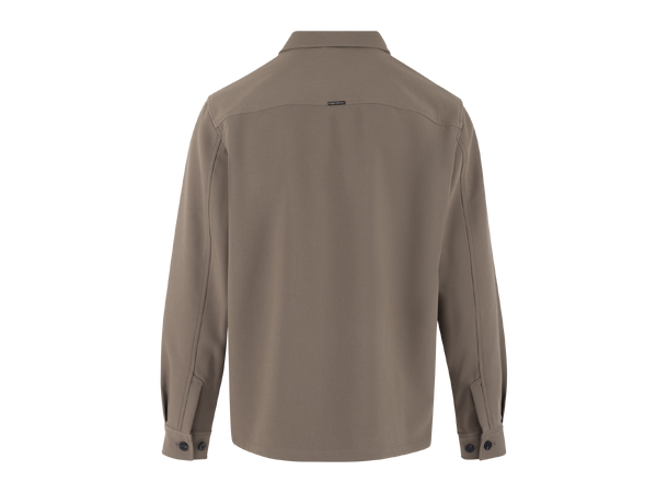 Cassedy Overshirt Brown XL Dressy zip shirt 