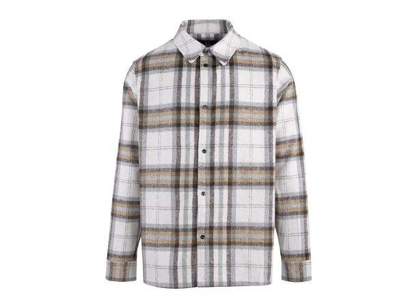 Doomey Overshirt Cream check XXL Check pattern overshirt 