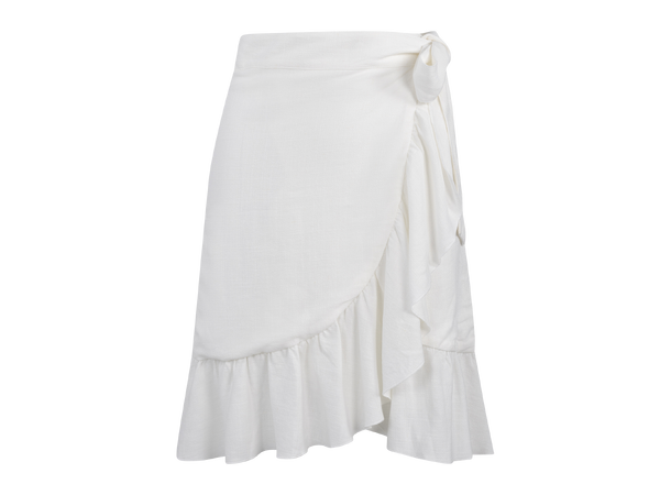 Elana Skirt White M Linen wrap skirt Urban Pioneers AS