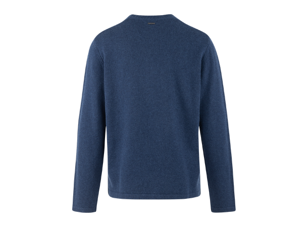 Hamilton Sweater Petrol M Straight lambswool r-neck
