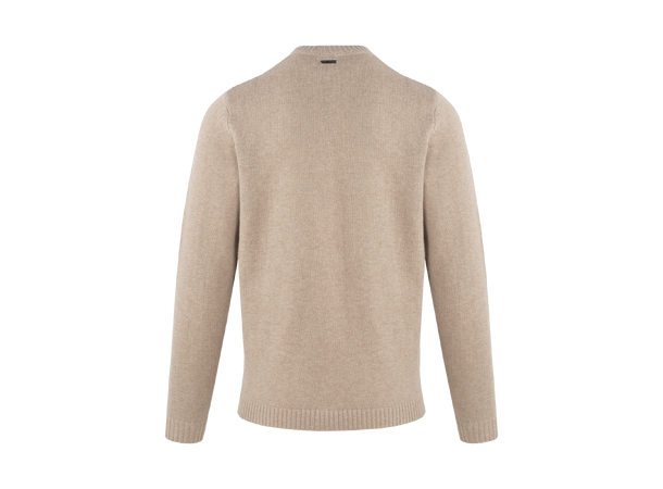 Hasse Sweater Oatmeal L Lambswool sweater 