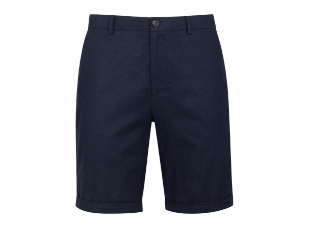Hugo Shorts Navy M Linen stretch shorts 