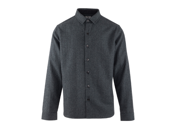 Jabba Shirt Petrol XL Herringbone wool overshirt 
