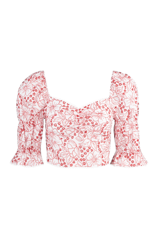 Jlo Top Broderi anglaise top