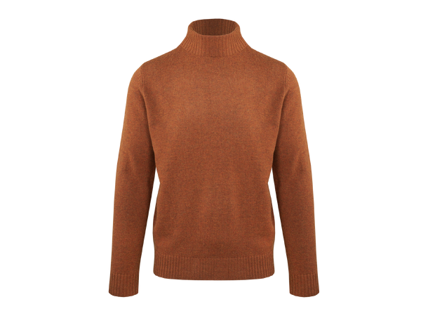 Lasse Sweater Fired clay L Lambswool t-neck 