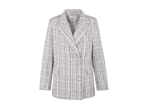 Leonora Jacket Black/White S Boucle blazer 