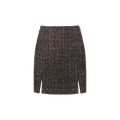 Lin Skirt Black multi XL Mini boucle  skirt