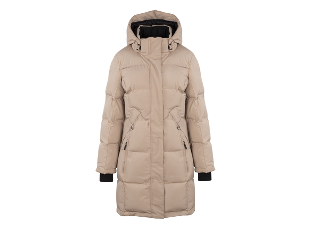 Liv Parka Silver Mink M Padded channels parka 