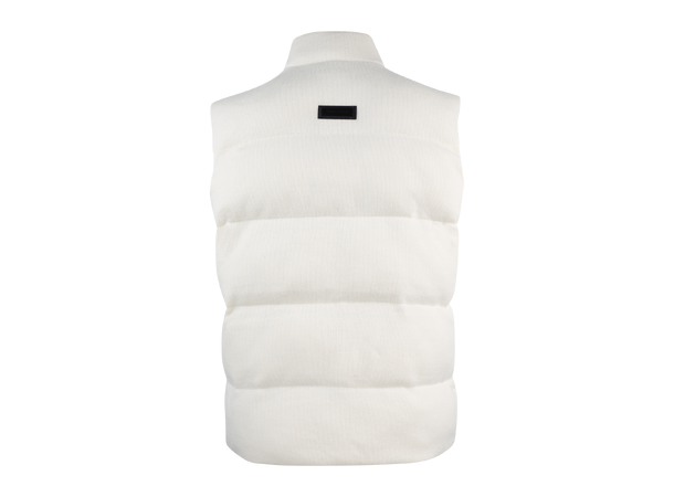 Marx Vest Cream M Knitted puffer vest