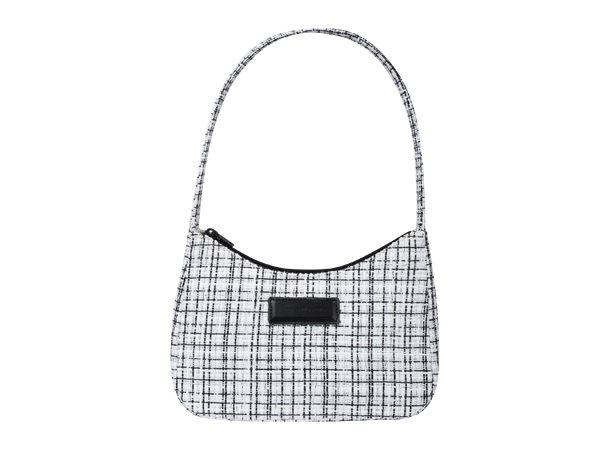 Nice Handbag White/Black One Size Boucle handbag 