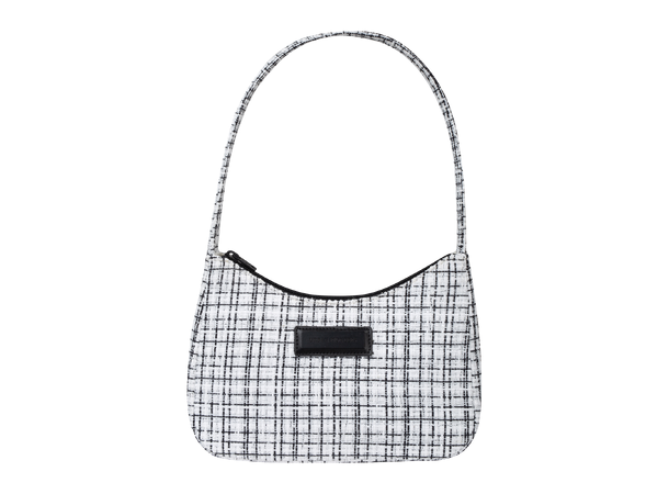 Nice Handbag White/Black One Size Boucle handbag