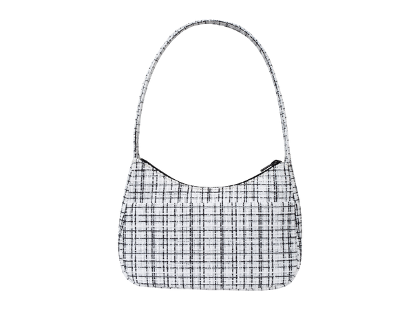 Nice Handbag White/Black One Size Boucle handbag