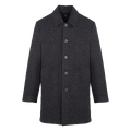 Pietro Coat Black XXL Wool Coat