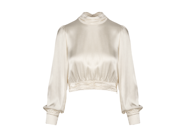 Riri Blouse Perlamut XS Short satin blouse 
