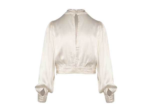 Riri Blouse Perlamut XS Short satin blouse 