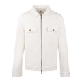 Rudi Jacket Cream XL Heavy slub zip jacket