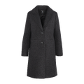 Safra Coat Black S Boiled Wool Coat