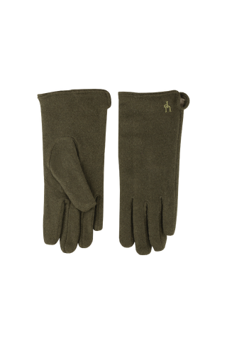 Salka Glove Olive One Size Wool glove