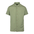 Sawyer Shirt Frosty green S SS linen shirt