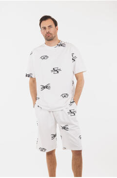 Sergio Tee AOP cotton terry t-shirt