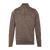 Espen Half-zip Mid Brown M Bamboo sweater 