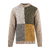Pitt Sweater Sand multi L Patchwork knit r-neck 