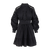 Adena Dress Black XL Short poplin lace dress 