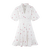 Makayla Dress Sachet Pink M Embroidery poplin dress 
