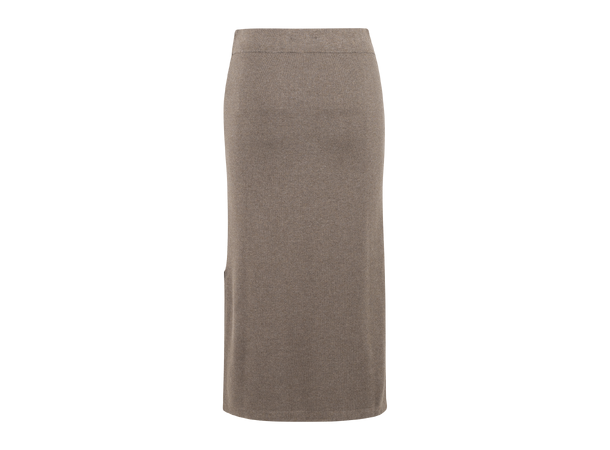 Adora Skirt Brown XS Midi viscose skirt 