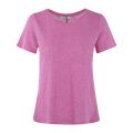 Alicia Tee Pink S Basic linen t-shirt