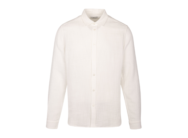 Booby Shirt White M Bubbly cotton LS Shirt 