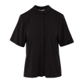 Bridget SS Shirt Black XS Basic SS stretch blouse