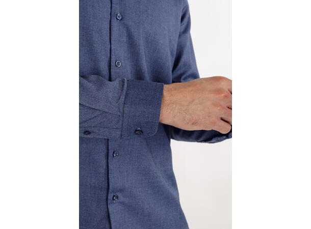 Brimi Shirt Dark Blue Melange L Bamboo viscose stretch shirt 
