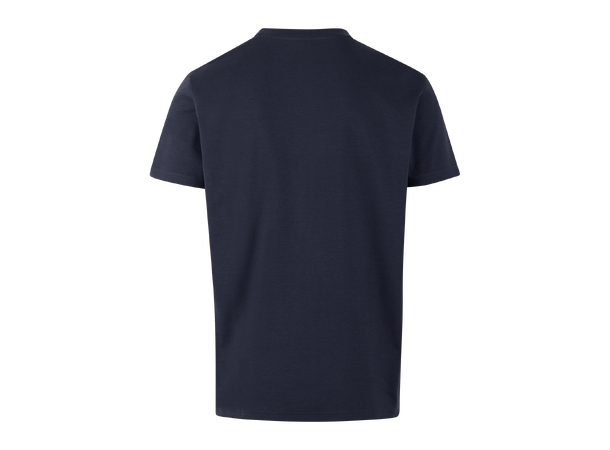 Bruno R-neck Tee navy M Organic cotton R-neck t-shirt 