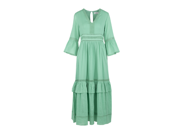 Catalina Dress Green L V-neck maxi dress 