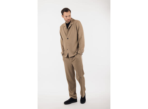 Ezra Pants Dark Sand M Wide pant 