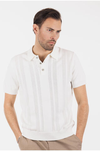 Fabio Pique Pointelle knit pique