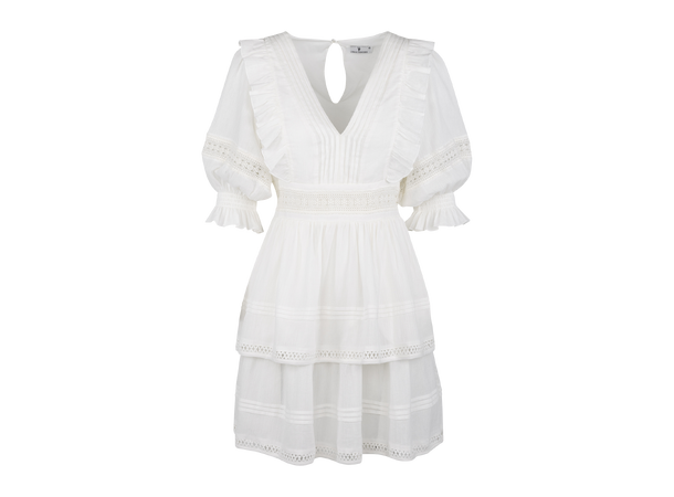 Felippa Dress White M Short lace dress 